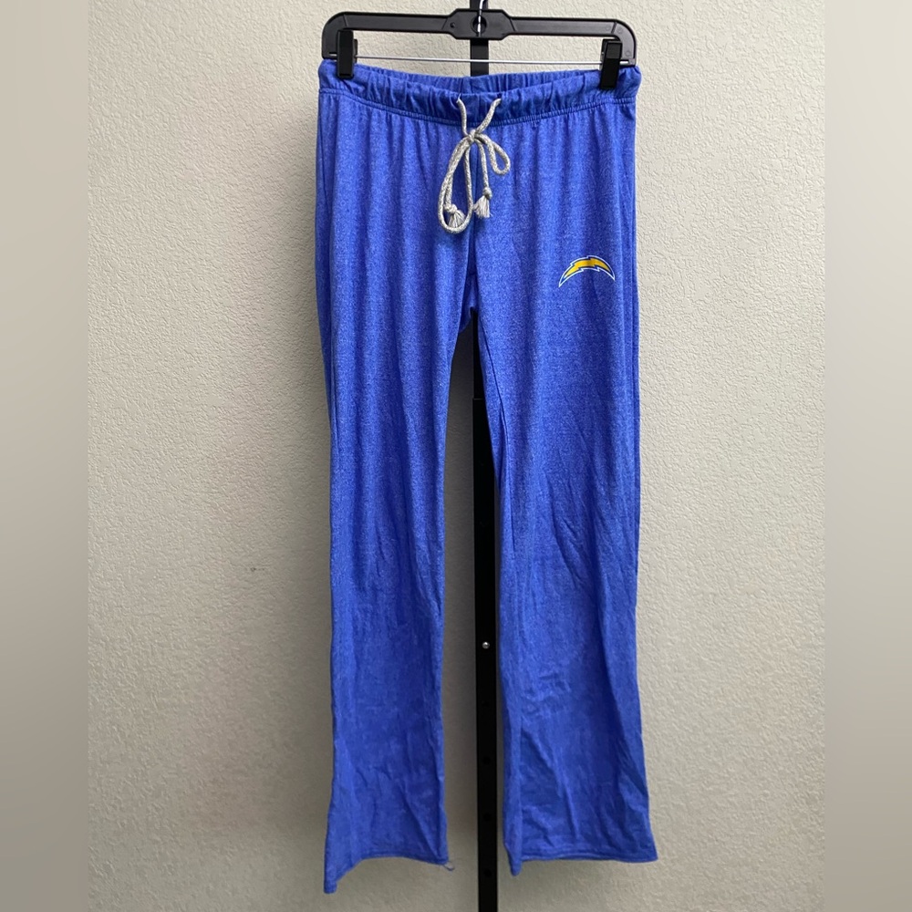 Los Angeles Chargers NFL Team Apparel Royal Blue Sleepwear Flare Pants